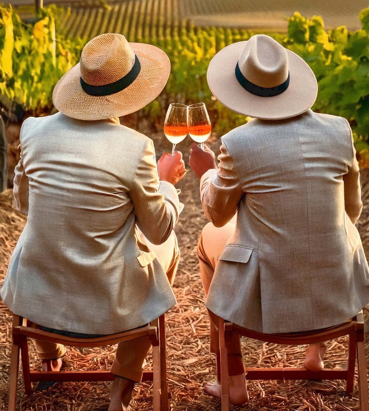 Les deux fondateurs Rose & Rosé