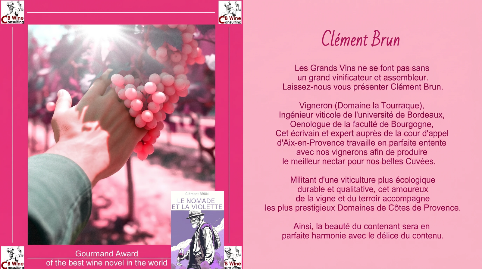 Cl&eacute;ment Brun, vinificateur Rose & Ros&eacute;