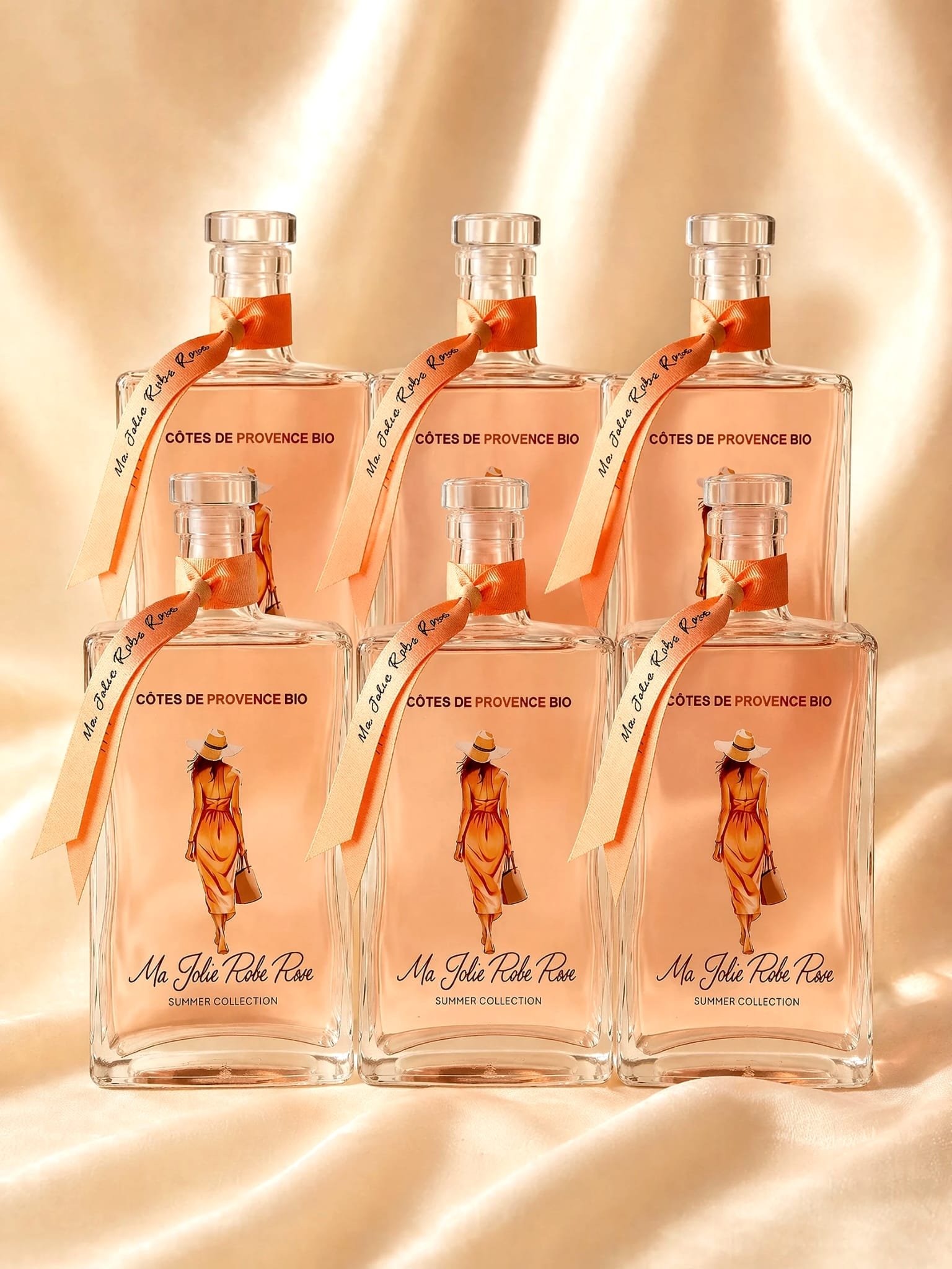 Carton de 6 bouteilles Ma Jolie Robe Rose 75 cl