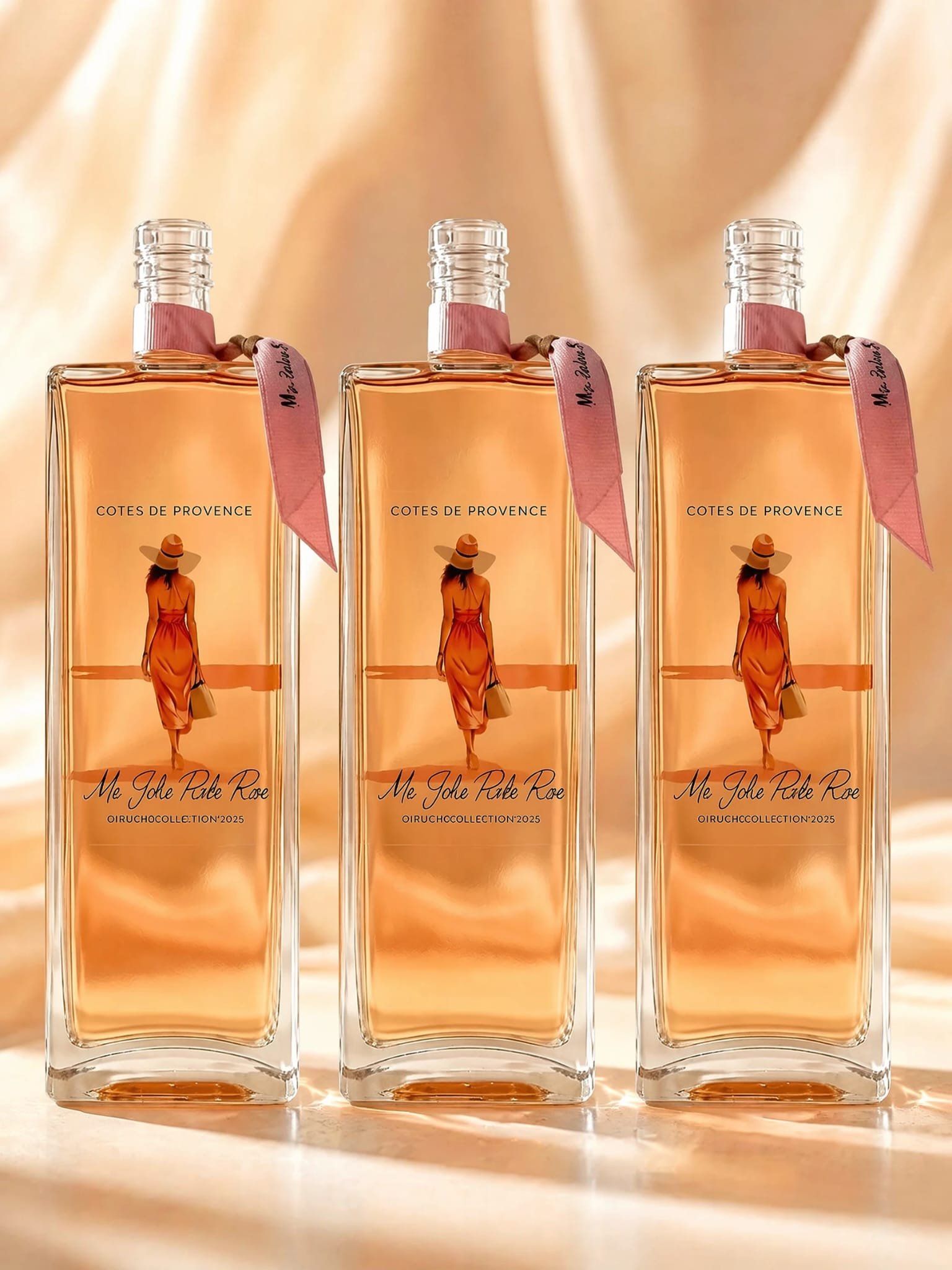 Carton de 3 magnums Ma Jolie Robe Rose 1.5 L